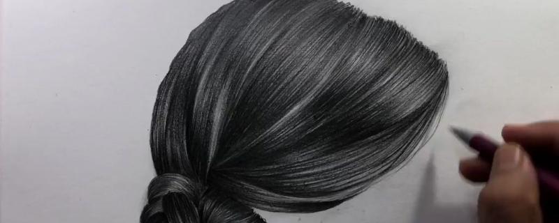 素描头发怎么画，一定要根据脸部起形