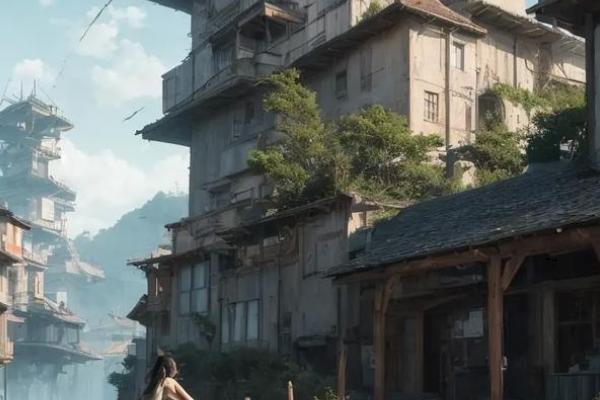 场景插画怎么画，画好前景后景的透视关系很关键