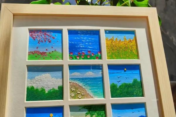 如何保存软性油画棒作品，喷施定画液之后再装裱
